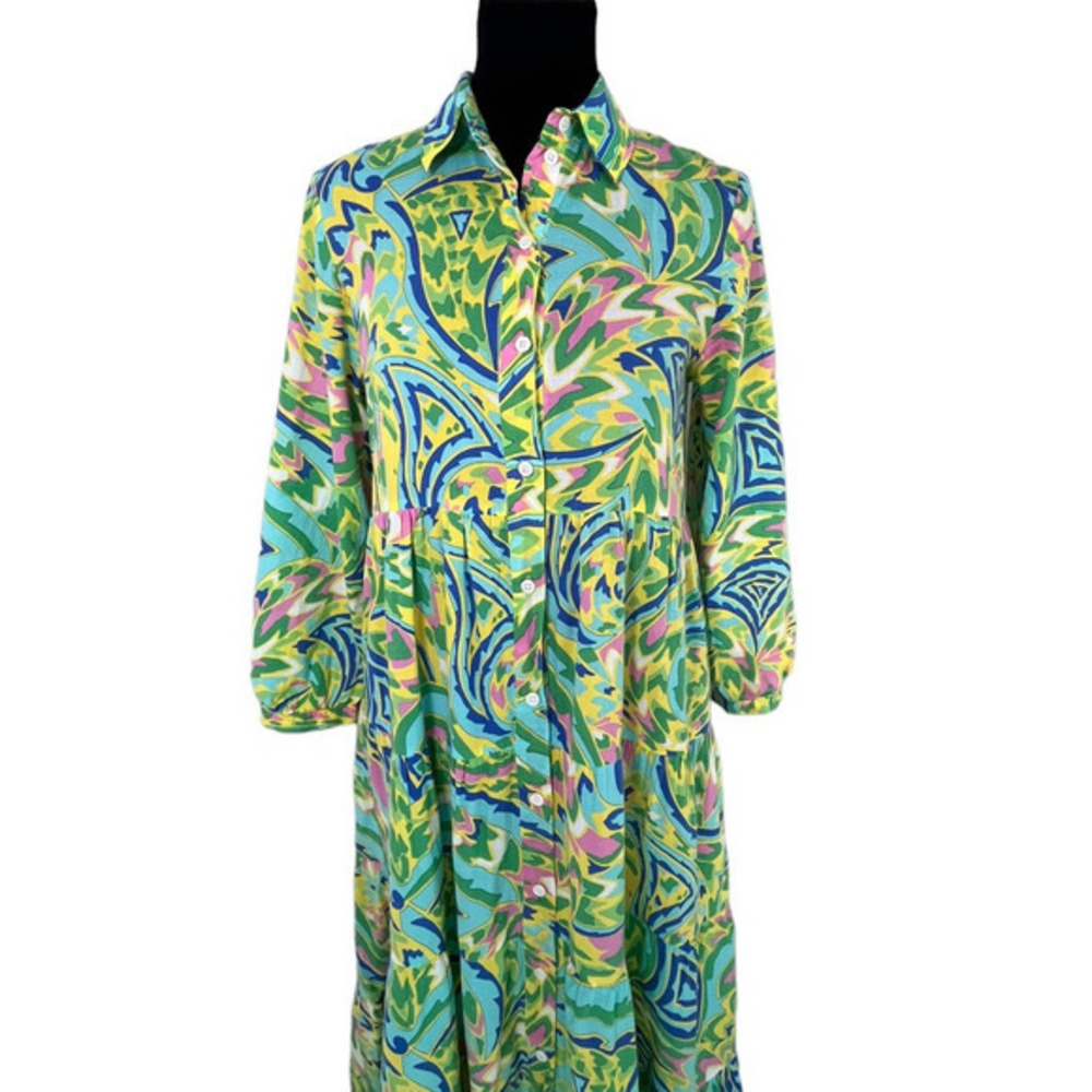 Colorful Patterned Maxi Dress - Picture 6 of 12